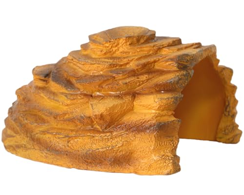 Resin Reptile Hideout (Large Size ( Yellow))