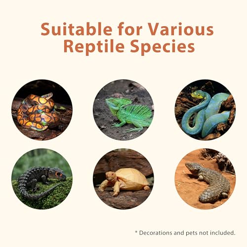 20 Gallon PVC Reptile Enclosure (30"W x 12"D x 12"H)