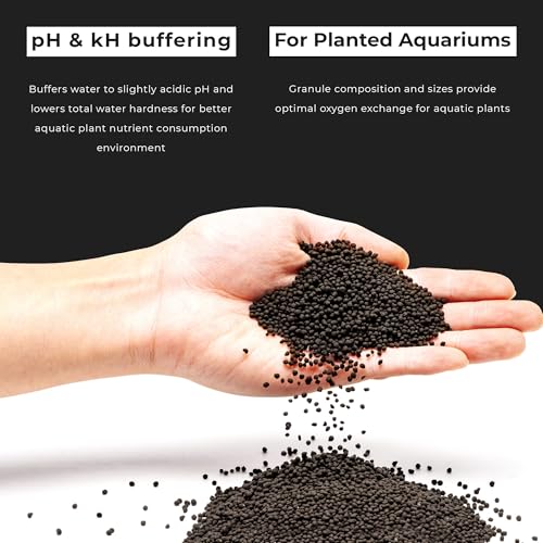 Controsoil Freshwater Aqua Soil Substrate for Fish (1 Liter (0.9 kg) / Black - Extra Fine)