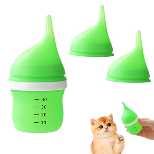Kitten Bottles for Nursing (Green)