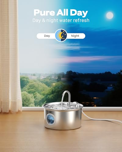 Cat Water Fountain Stainless Steel