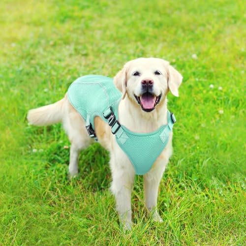Dog Cooling Vest for Large Dogs with UV Protection (XL (Chest Girth:27.6'') / Mint Green)