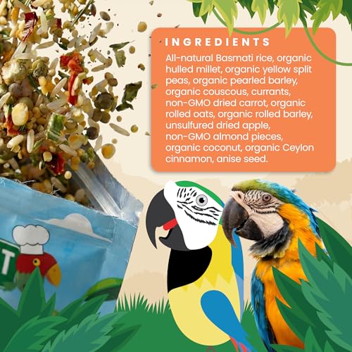 Parrot Food for Parakeets & Cockatiels (1.5 Pound (Pack of 1))