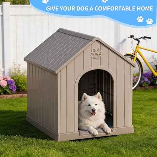 Outdoor Dog House (Grey / 38.62*36.26*38.07)