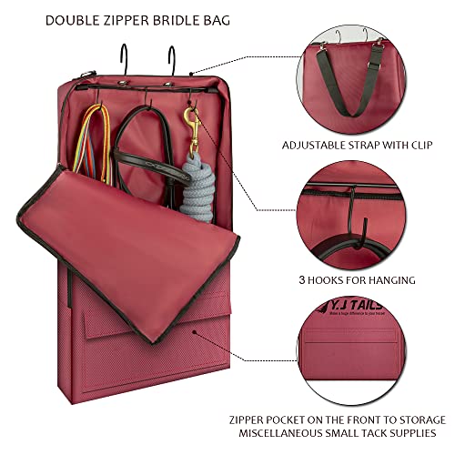 Horse Bridle Bag (Wine Red)