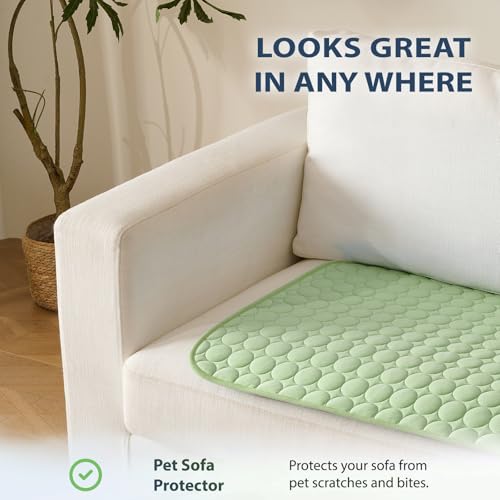 Summer Cooling Mat & Sleeping Pad (36" x 36" / Green)