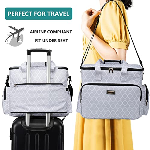 Dog Travel Bag (DLwhite / Large)