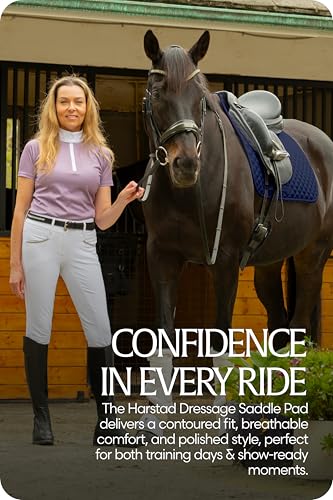 Harstad Horse Saddle Pad Dressage (Navy / Horse)