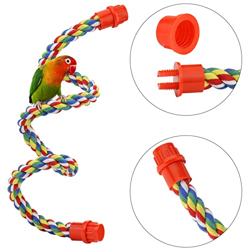 Bird Rope Perches Cage Climbing Accessories