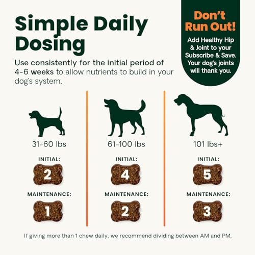 Ultimate Strength Healthy Hip and Joint for Dogs (60 Chews)