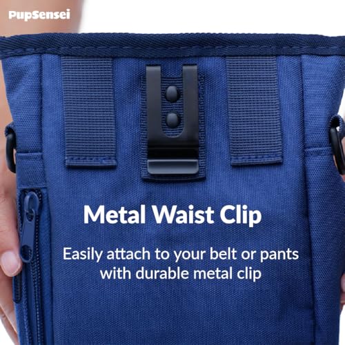 Dog Treat Pouch for Training (Navy Blue)