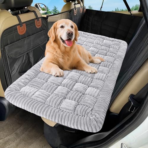 Dog Car Bed Mat Non (Light Gray / For Truck//Large SUVs（56"x28.7"))