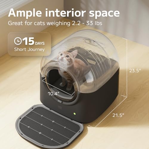 L1 Self Cleaning Litter Box (Dark Gray)