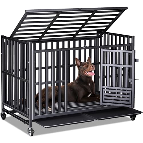 Heavy Duty Dog Crate (48.0"L x 29.2"W x 37.0"H)
