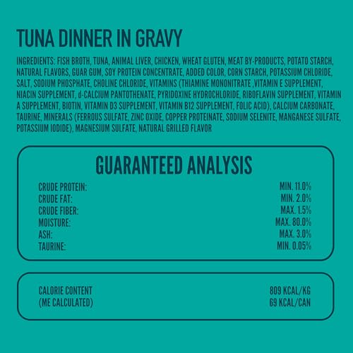 A Strong Heart Tuna Dinner in Gravy Cat Food (3 Ounce (Pack of 24))