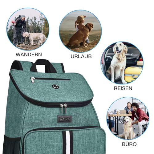Dog Travel Bag (Green-A)