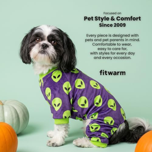 Alien Dog Fleece Pajamas (Alien / XX-Large)