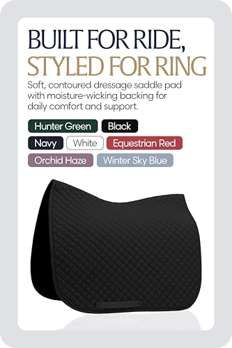 Harstad Horse Saddle Pad Dressage (Black / Horse)