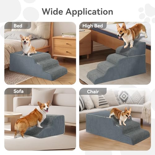 5 Step Dog Stairs for High Beds