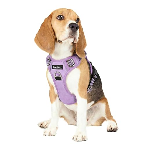 Dog Harness No Pull (Purple / Medium)