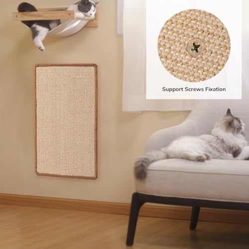 Cat Scratcher Mat (Beige-23.6 x 15.7 Inch)