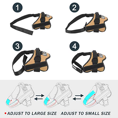 Dog Harness No (X-Small (Pack of 1) / Army yellow)
