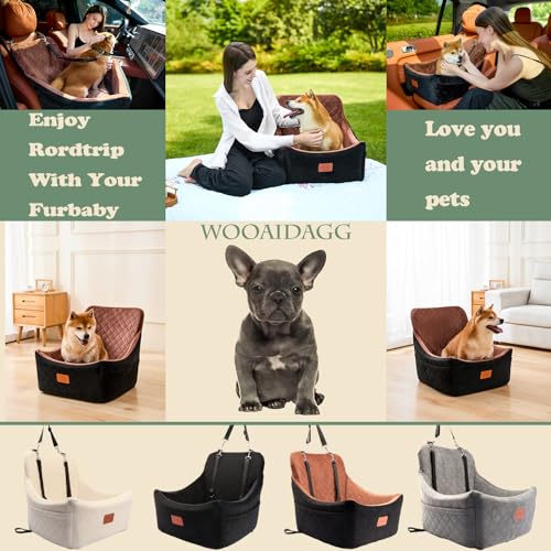 Dog Car Seat for Medium Sized Dog (Grey)
