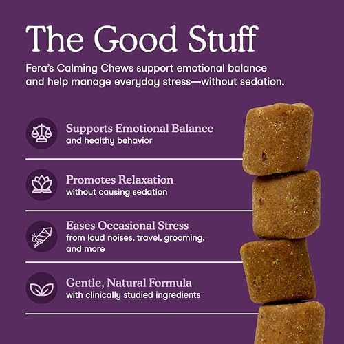 Calming Chews for Dogs with Ashwagandha (30 Chews)