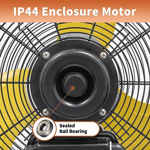 2pcs 14" Outdoor Wall Mount Fan (14" Outdoor (No Remote))