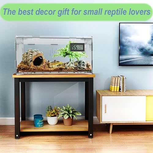 Acrylic Reptile Breeding Box Terrarium Cage Tank (Reptile-Tank-M (No Tray))