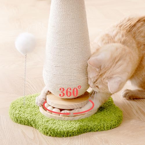 Mushroom Cat Scratching Post Cat Tree (Mushroom)