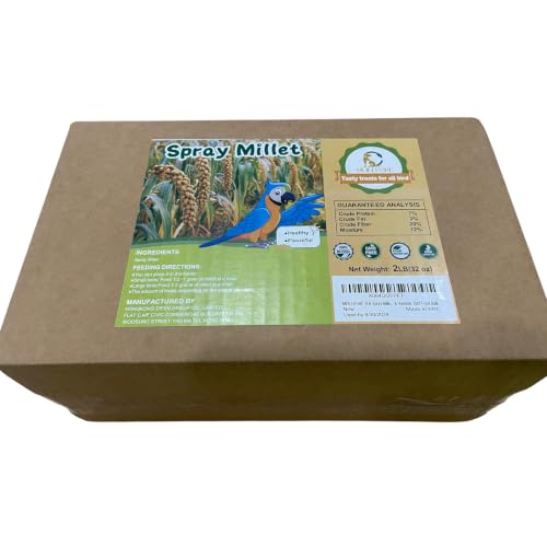 2LB Spray Millet Bird Treat for Parakeets