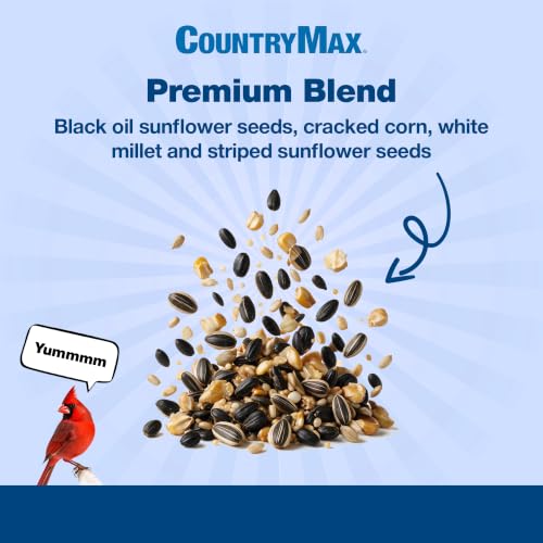 Backyard Seeds 40 LB Premium Bird Seed Blend Bulk Bag for Wild Birds (Premium Blend / 40 Pound (Pack of 1))