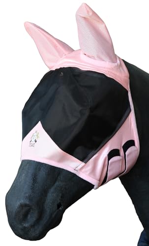Fine Mesh Horse Fly Mask w (Xfull / Pink)