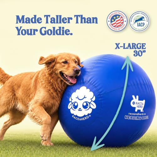 30" Original Herding Ball for Dogs (Ocean - XL 30" Herding Ball Set / XL 30")