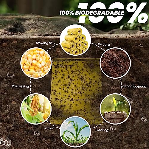 Dog Poop Bags Rolls (Yellow / 600 Count (Pack of 1))