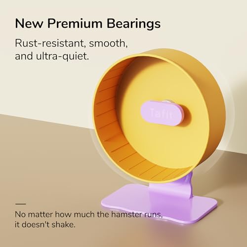 Super‑Silent Hamster Exercise Wheel (8.7inch / Avocado Green)