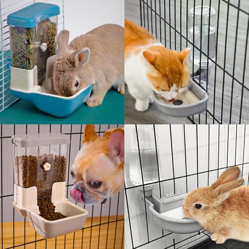 Automatic Pet Food Water Dispenser (Blue)