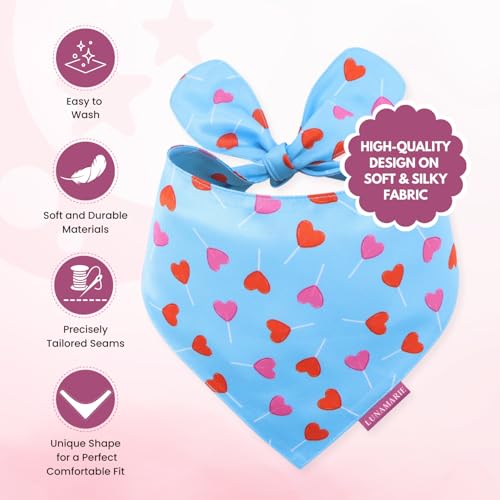 Luxury Pet Birthday Bandanas (LoviePop / X-Small)