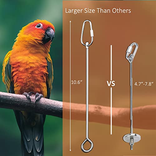 Bird Cage Food Holder Parrot Fruit Vegetable Skewer Bird Cage Feeder