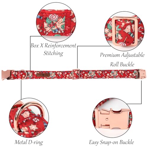 Christmas Dog Collar (Medium (Pack of 1) / Christmas Ornaments)