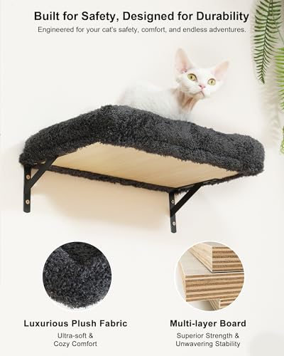 Cat Wall Shelves Set (Grey)
