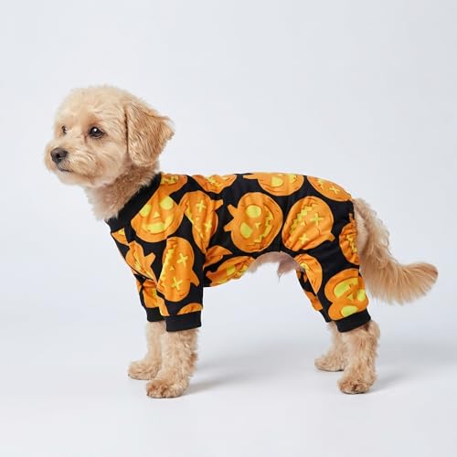 Halloween Pumpkin Dog Pajamas (Pumpkin / XX-Large)