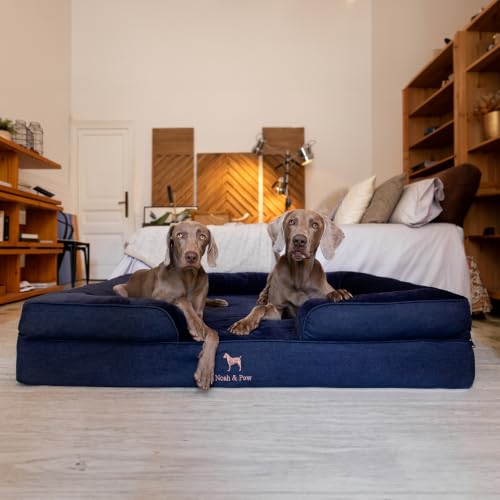 Large Dog Bed (Dark Blue - DE / X-Large)