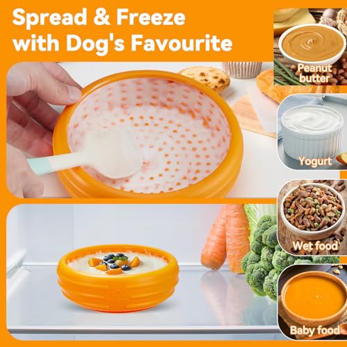 Dog Lick Bowl (XL / Orange)