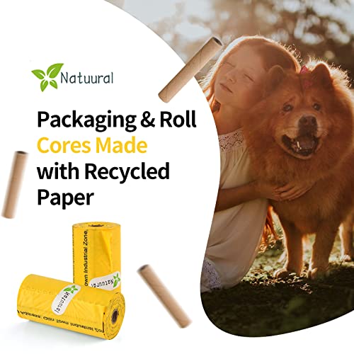 Dog Poop Bags Rolls (Yellow / 600 Count (Pack of 1))