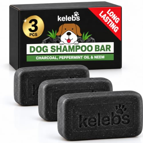 Whitening Dog Shampoo Bar with Charcoal (3)