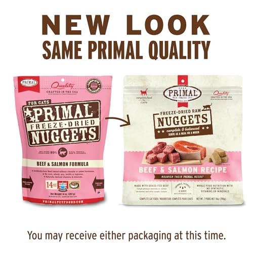 Primal Freeze Dried Raw Cat Food Nuggets (5.5 Ounce (Pack of 1))