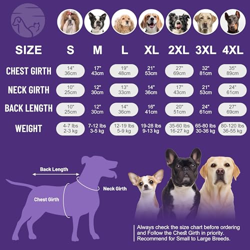 Dog Sweater Long Sleeve Warm Sweaters for Giant Breed Dogs Boy Girl (Purple / XXXX-Large)