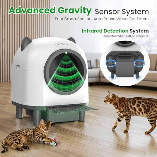Self Cleaning Litter Box (White)